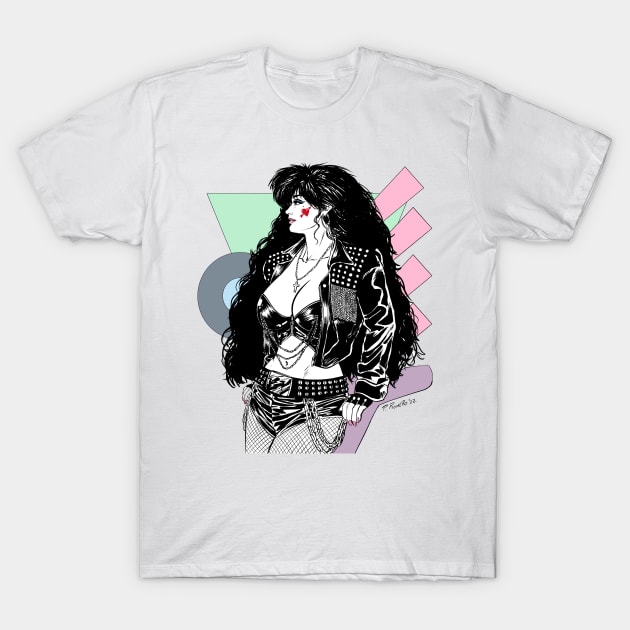 Hair Metal T-Shirt by Pablo Romero Art